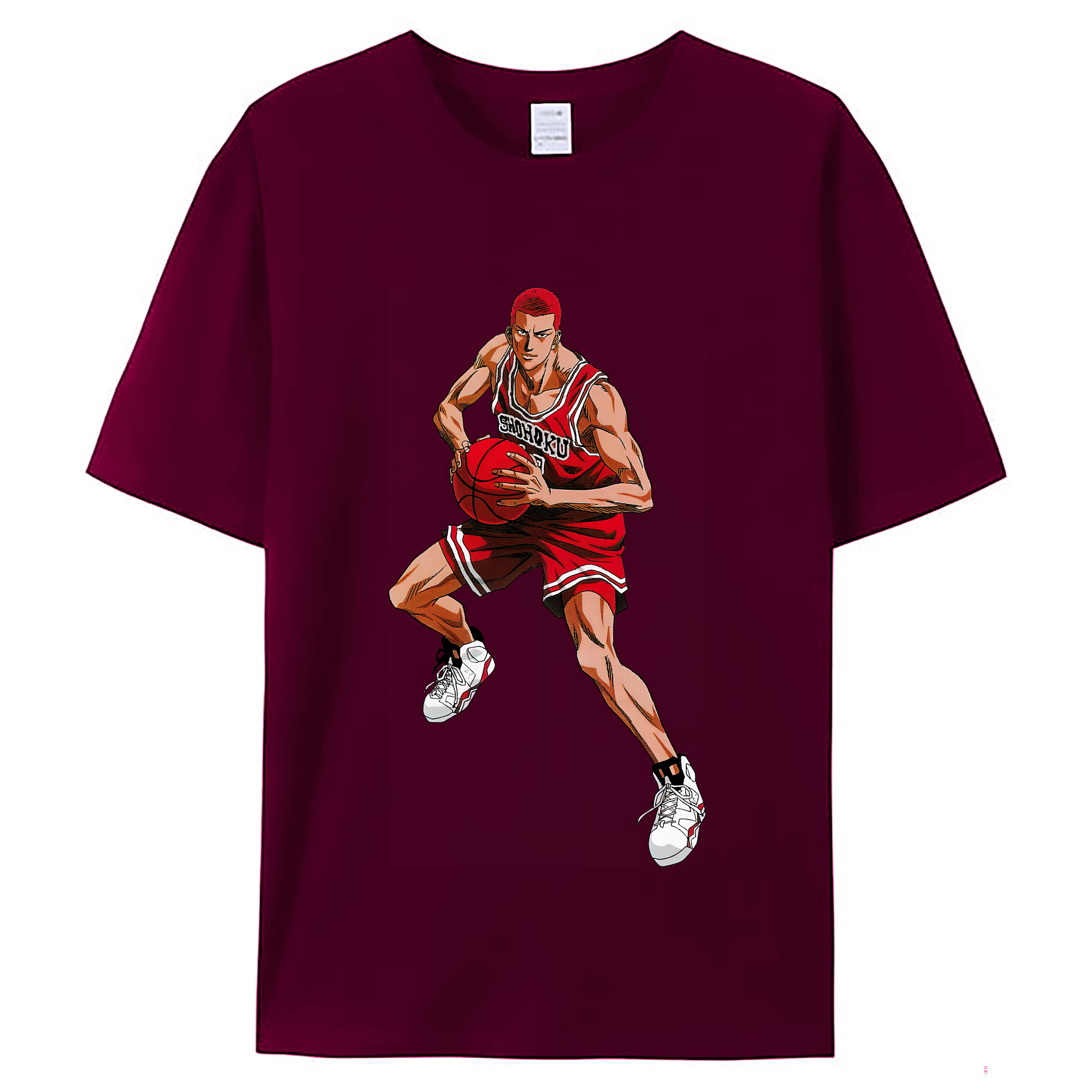 （画像用） SLAM DUNK／スラムダンク レディースカジュアルプリントTシャツ（綿100％）